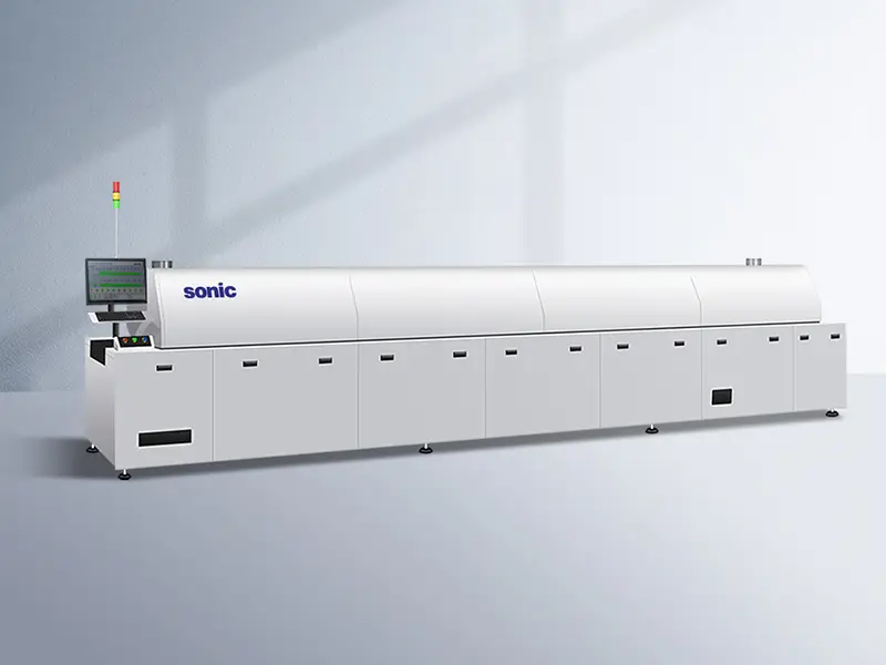 Peralatan Penyolderan Reflow Udara Panas Bebas Timah Seri K